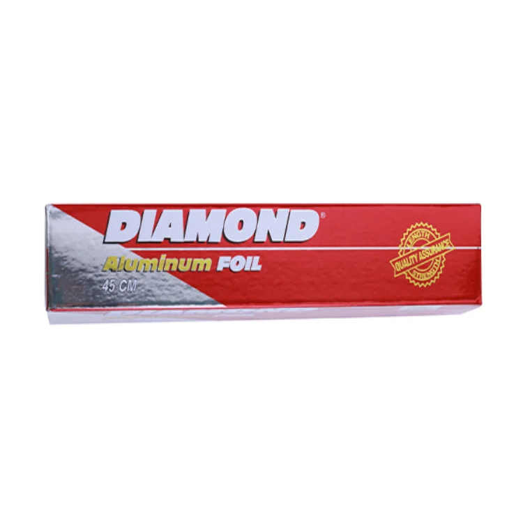 OEM food grade metal packaging household aluminum foil for kitchen use paper foil paper aluminum foil roll
