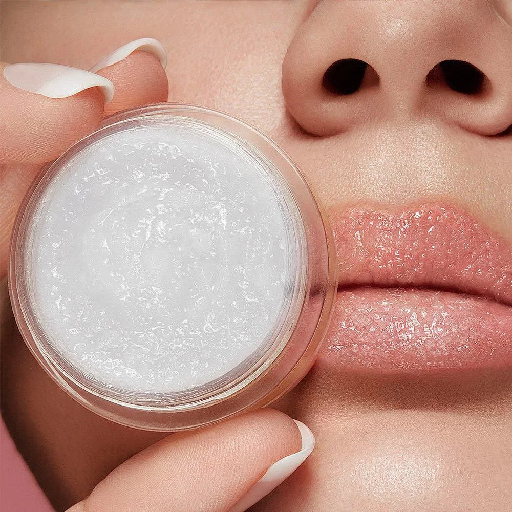 Wholesale The New White Scrub Lip Balm 2 in 1 Soft Exfoliating Moisturizing Collagen Scrub For Dull Lips Scrub