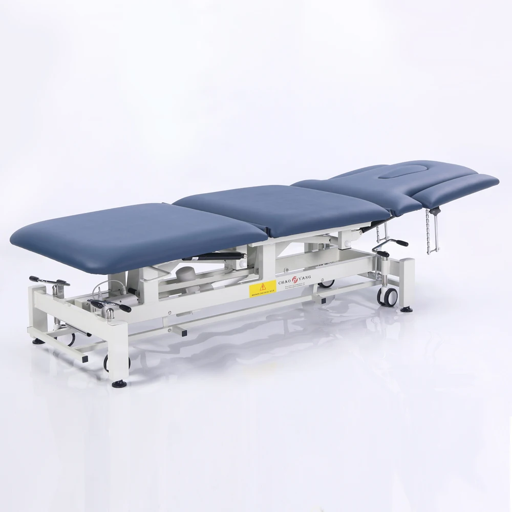 Chiropractic Table 5 Section Electric Physio Bariatric Couch Treatment Couch Physiotherapy Bed for Massage and Examination