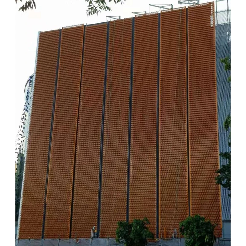 Curtain Wall Supplier Corrugated Metal Cladding Wall Aluminum 3D Perforated Plate