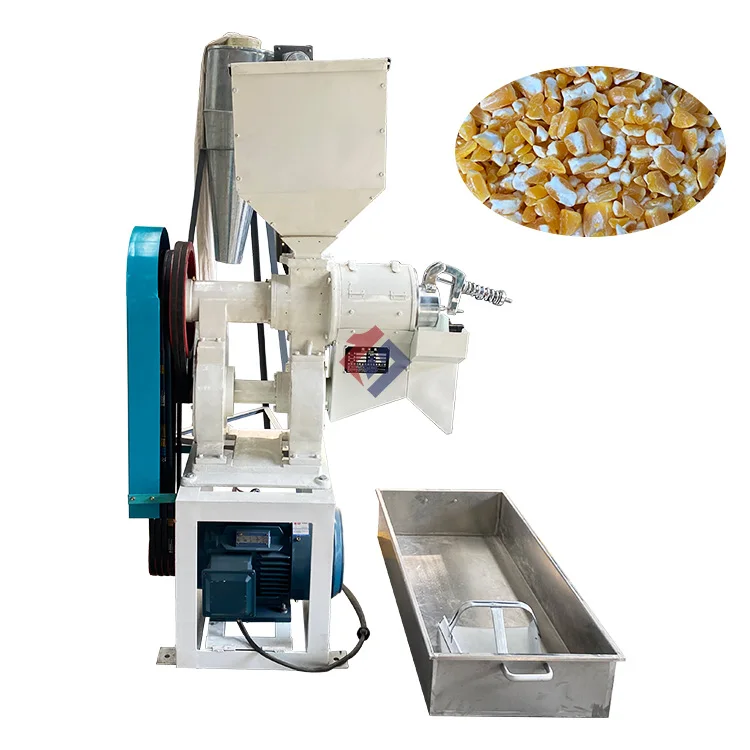 Maize corn peeling machine