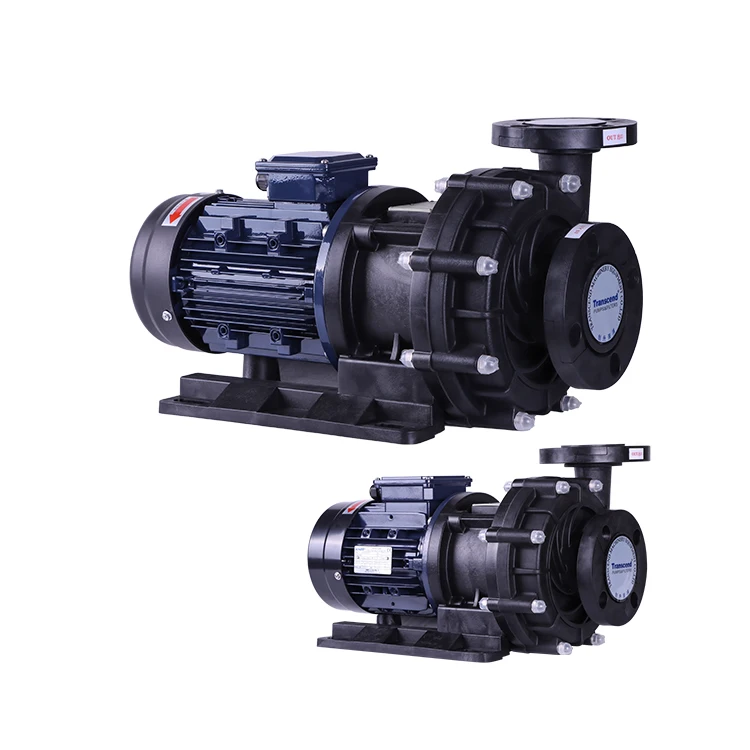 Transcend TMP Series 98% Acid Liquid Resistant H2so4 HCl Horizontal Endurable Plastic PVDF Magnetic drive Pumps