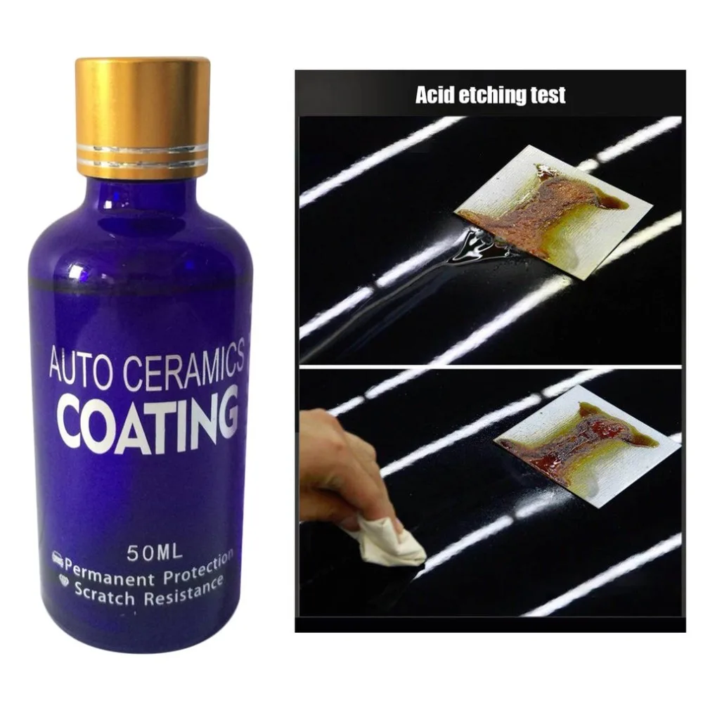 New brand  Mr. Fix Upgraded 50 ML 9H Car Polish Liquid Ceramic Coat Super Hydrophobic Coating Crystal  Auto Detailing Glasscoat