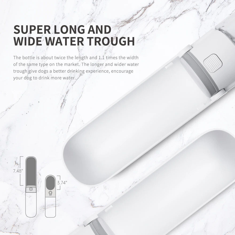 Factory Custom Pet Water Bottle Pet Supplies for dogs and Puppy Folding Outdoor Drink Cup for Walking Dog Products