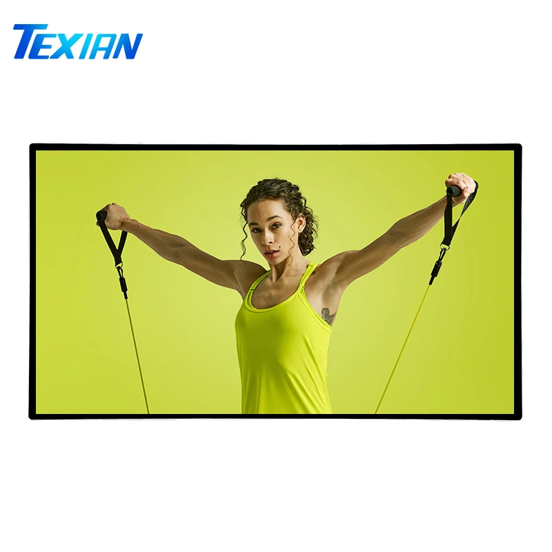 Supermarket Display Product 75 inch Advertising Screen Bus Subway Digital Identification Wall Mounted Lcd Screen Network Play