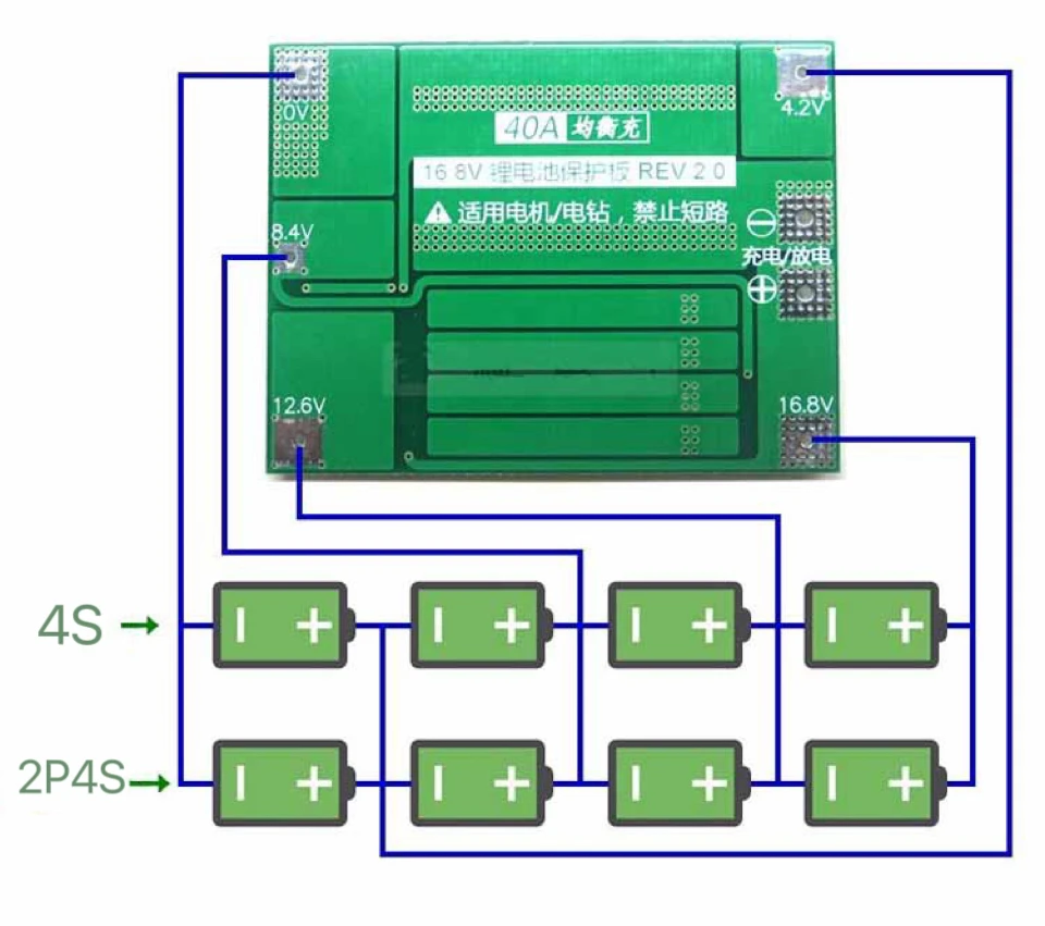 3/4 series 3S 4S 40A 60A Lithium-ion Battery Charger Protection Board Balanced/Enhanced Version for 18650