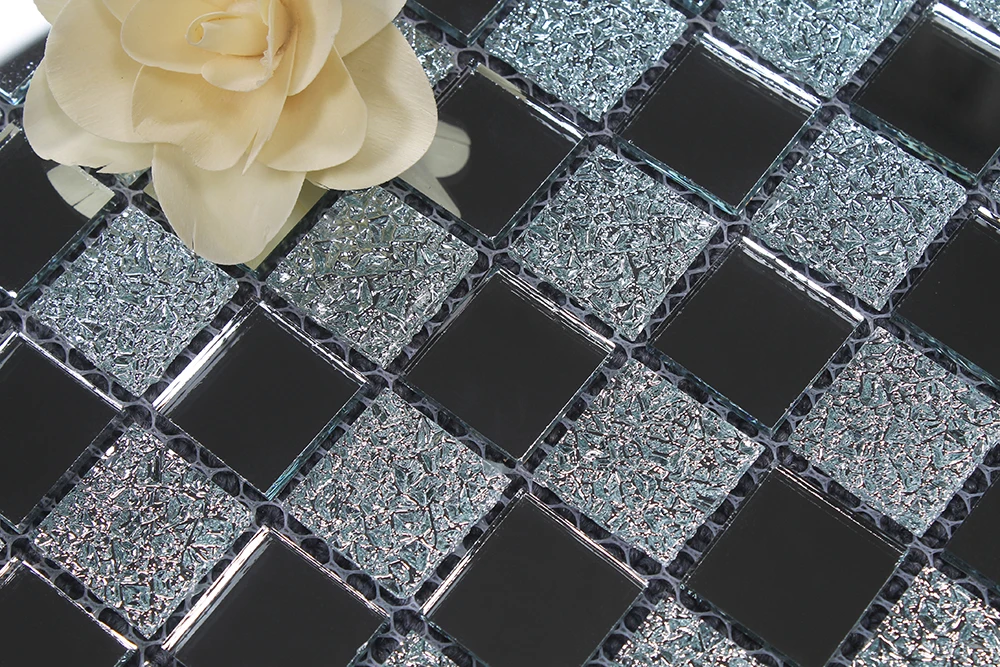 Competitive Price self-adhesive mirror glass mosaic tile for sale