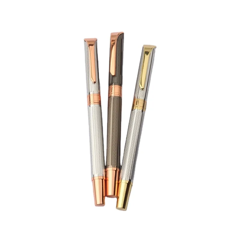 WY 2023 New Product Hot Selling Business Metal Copper Water Pen Gift Office Advertising Water Pen