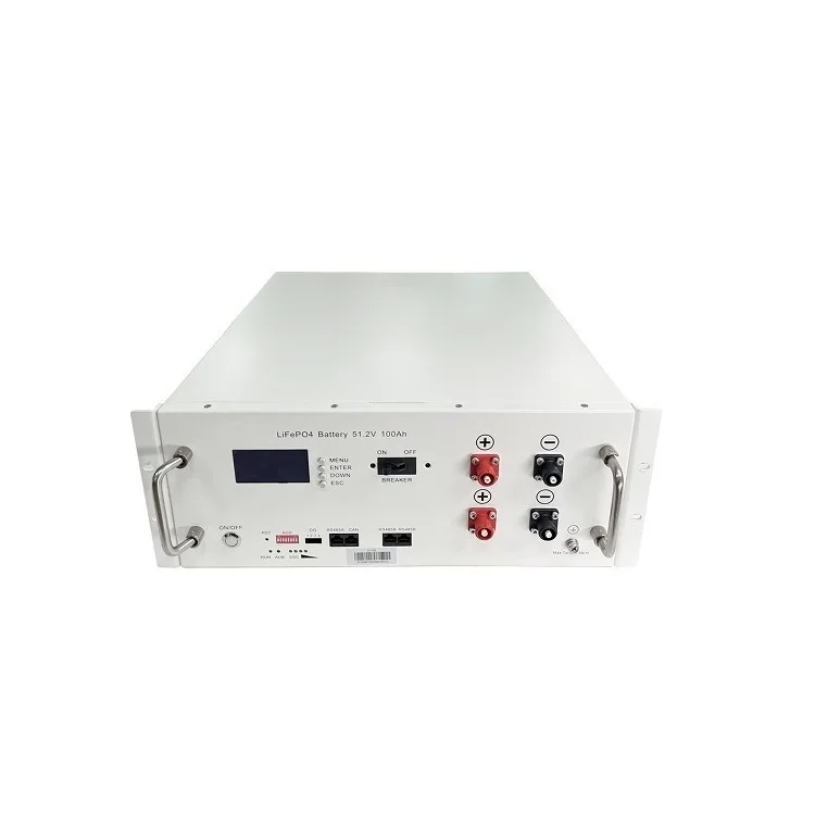 4Ucabinet lithium iron phosphate battery can be packed for 6000 cycles, 48V 100A 5KW, compatible with mixed-mewith digital displ