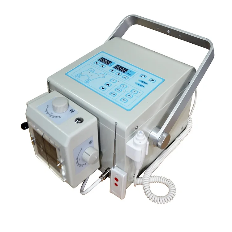 Mobile Medical Radiology 5.0kw X ray Generator Human/Vet 10.4 inch Touch LCD Xray Machine