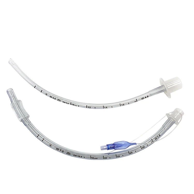 Disposable Oral Nasal Low Price Pressure Endotracheal tube with cuff without cuff
