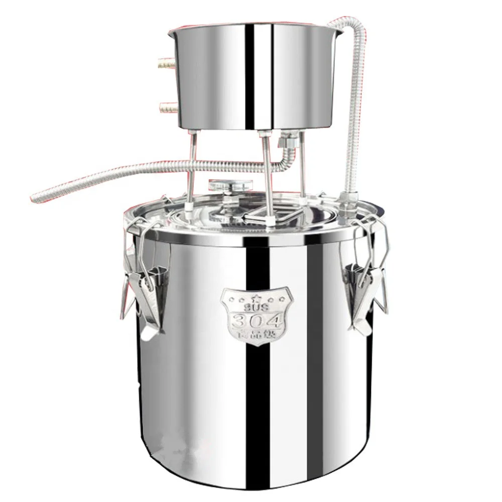 Home Use10L Stainless Steel Essential Oil Extracting Machine Hydrolat Distiller Distilling Machine