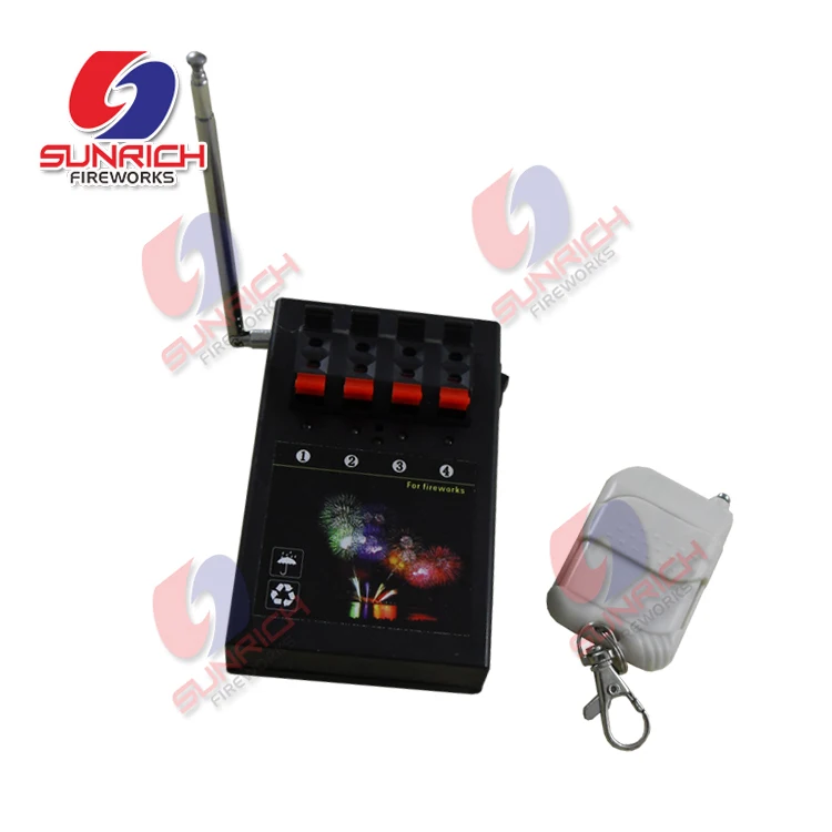 AM04R 4 channel with one receiver remote control cold fireworks firing system