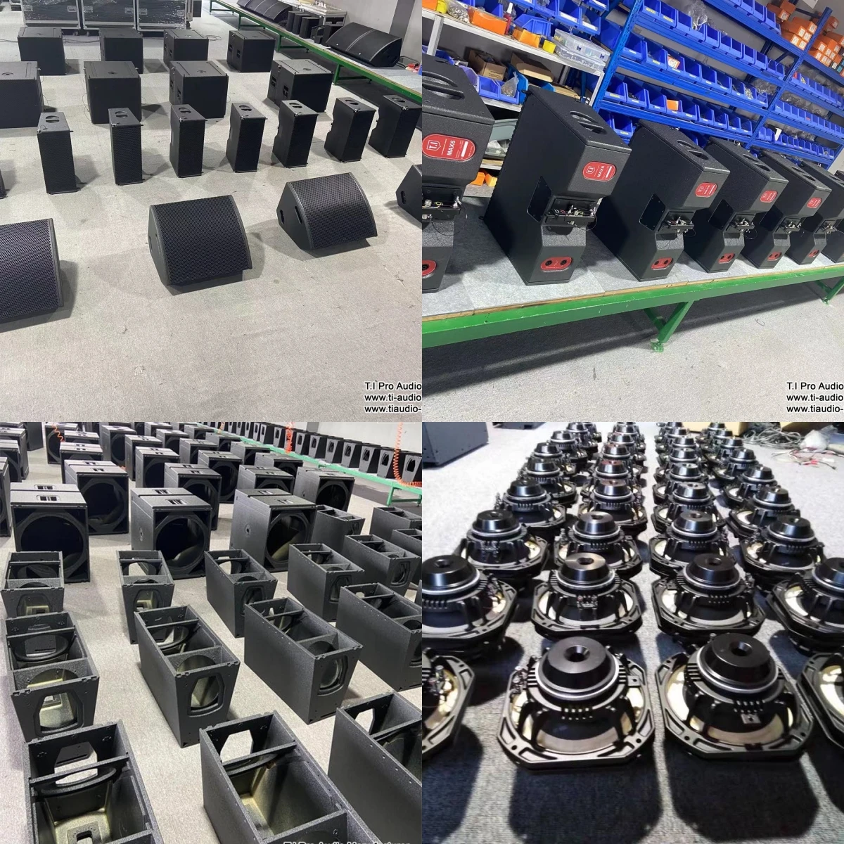 T.I Pro Audio Professional 6.5 Inch Sound System Passive Line Array Speakers Two way Speakerfor Church Use