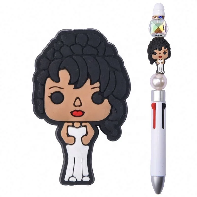 Hot selling focal beads cartoon ma rio beads for pen making focal beads for pen decoration