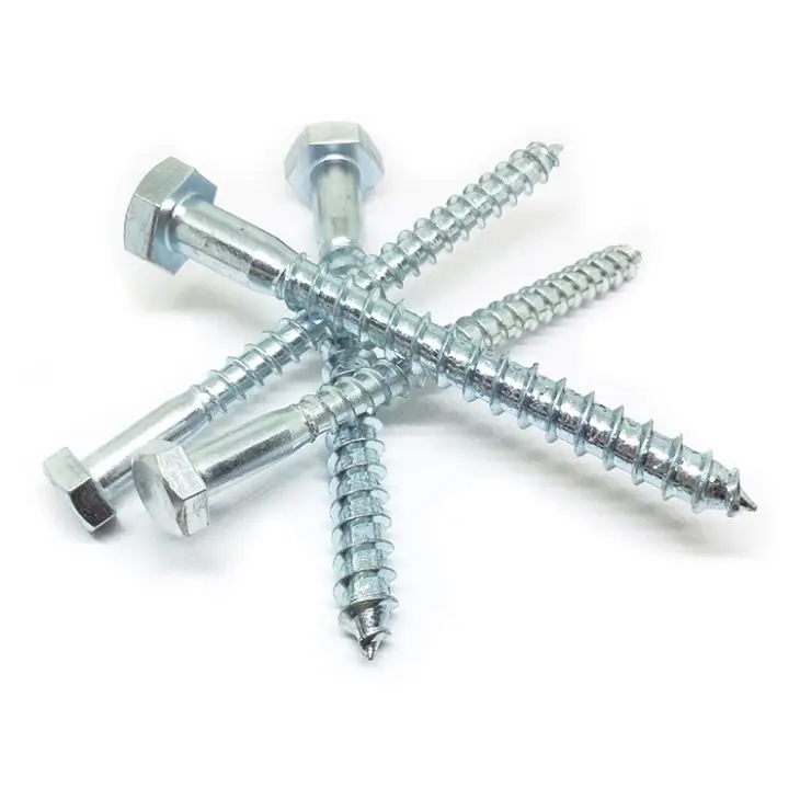 
Hexagon Head wood Screw DIN571 ANSI long Fasteners 