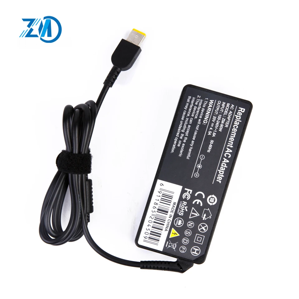 Oem laptop ac adapter charger for lenovo 20v 4.5A USB power supply charger 90W