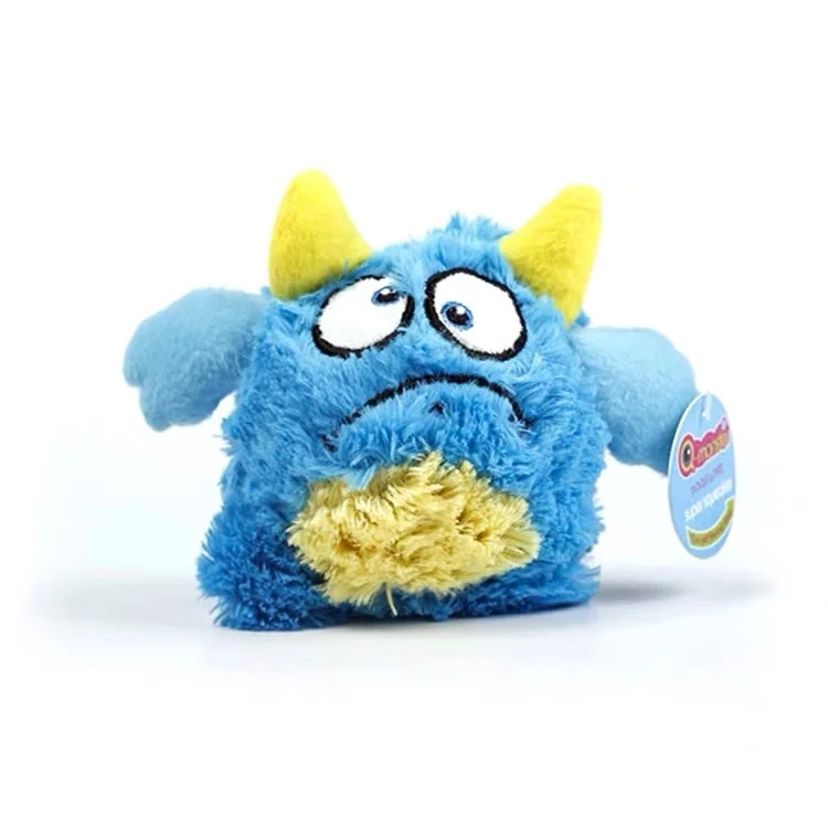 HiDREAM Q-monster with Chew Guard Tough Plush Dog Toy
