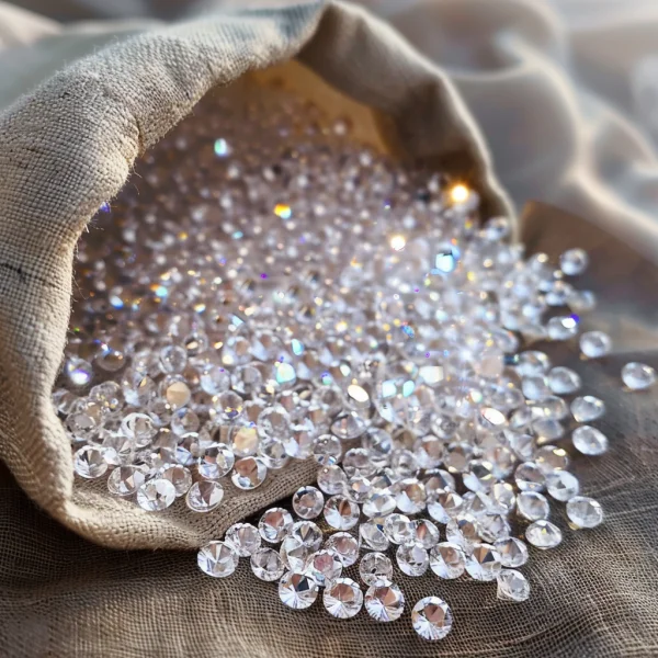 SICGEM Melee Moissanite Manufacturer Custom Moissanite White D Color Round Moissanite Loose Diamond