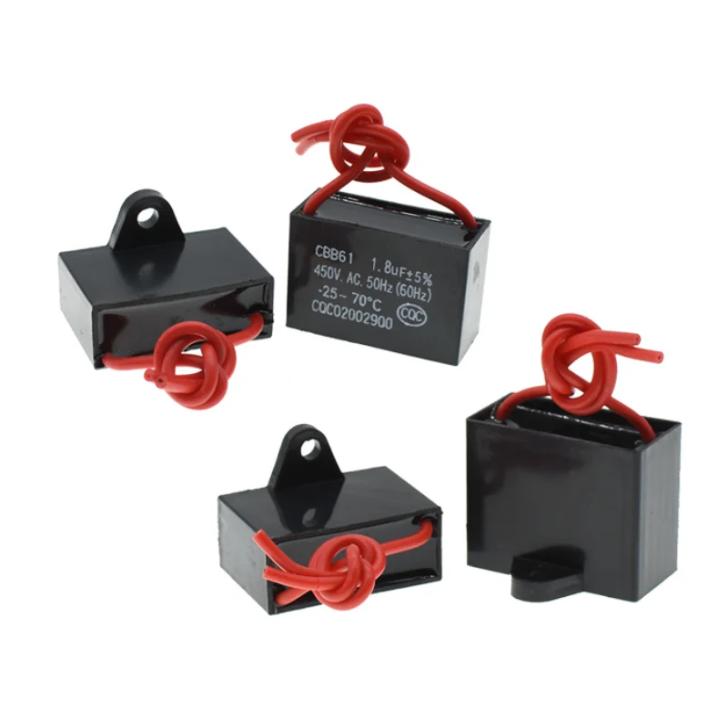 CBB61 Capacitor CBB61 4UF 450V Capacitor CBB61 450VAC Capacitor Ceiling fan CBB61 1.2/1.5/1.8/2/2.2/2.5/3/4/5-20UF