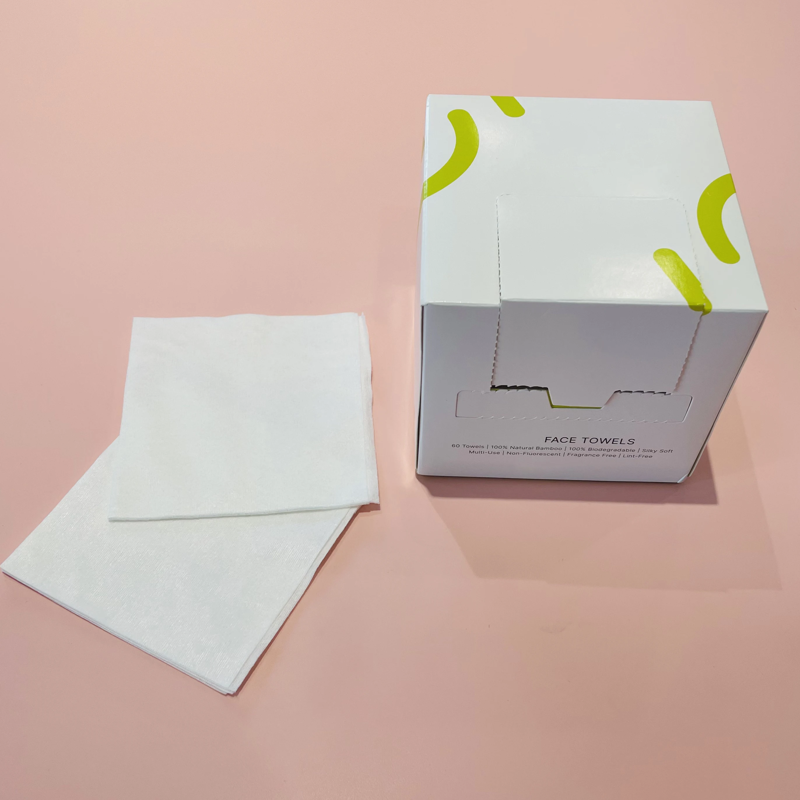 100% bamboo fiber towel disposable facial dry cleaner disposable toilet wipe disposable bath towels for face