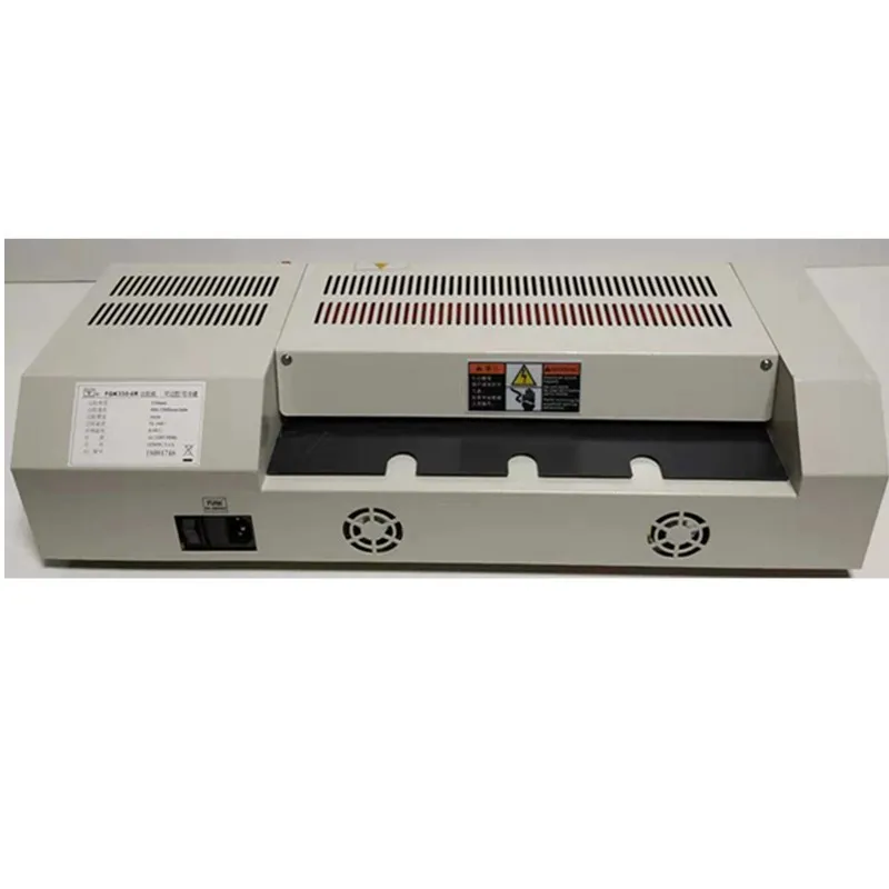 High Quality Metal Body 6 Rollers Pouch Laminator with Speed Adjustable A2 17.7inches Laminator Industrial Laminating Machine