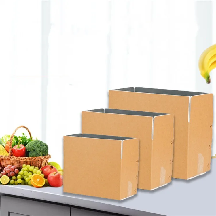 Printable logo folding insulation carton is suitable for fresh and heat insulation of frozen fish transported in cold chain