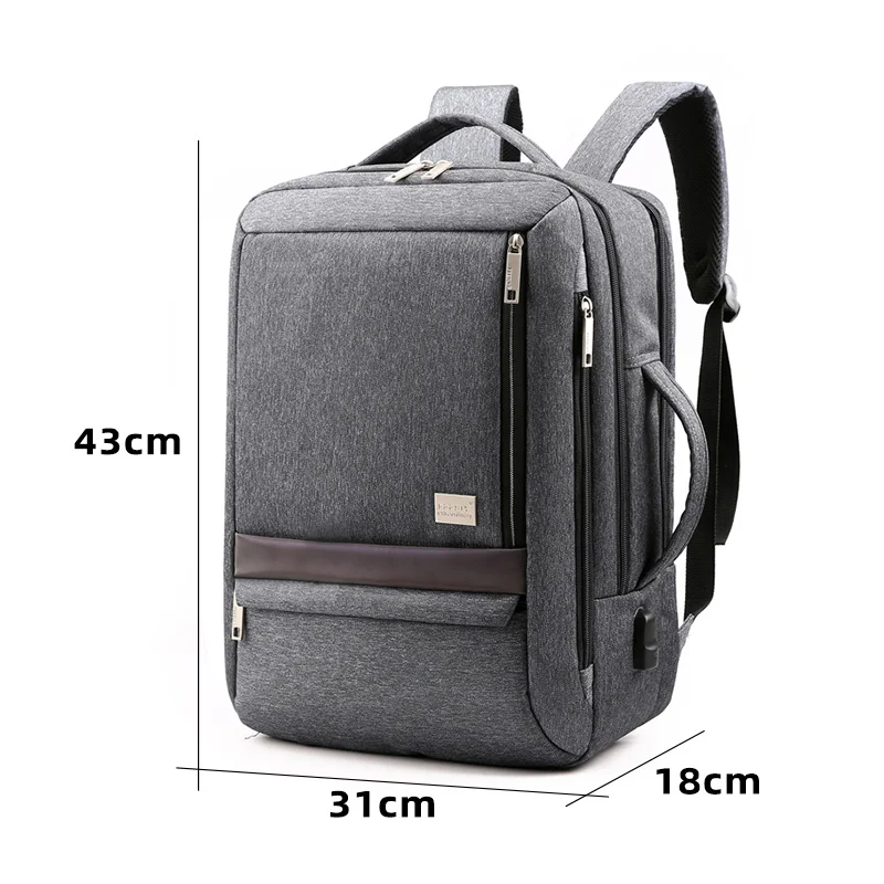 Factory hot sell 15.6 inch designer business smart sac a dos oxford usb waterproof arket women laptop back packs bags backpack