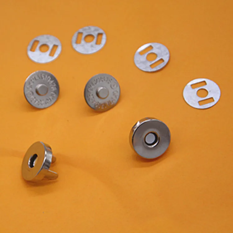 Factory Wholesale Magnet Button 18*4 Mm Magnetic Snap Buttons Magnetic Buckle For  Bag And Clothing