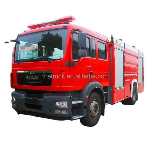 Factory price MAN chassis chemical accident emergency fire rescue vehicle