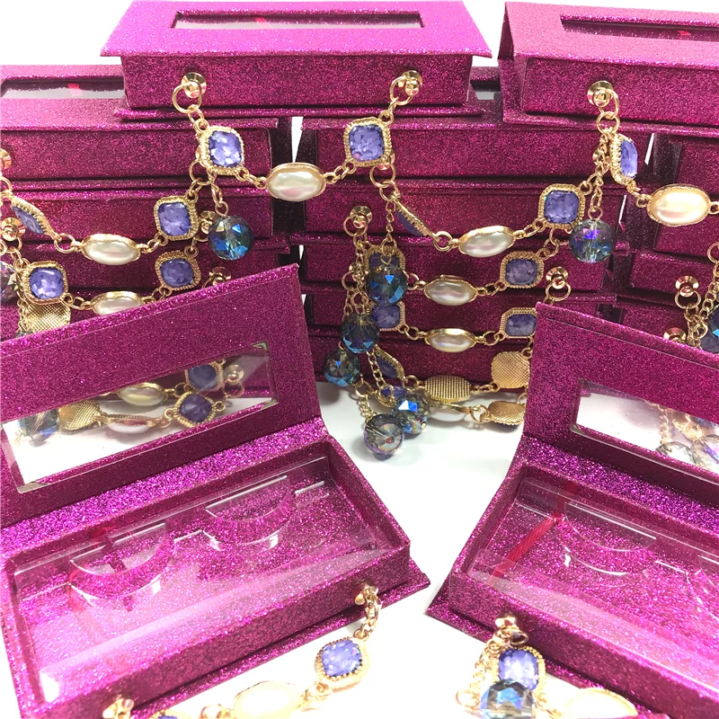 Eyelashes box Whosale Private Label case lashes3d bulk eyelash vendor customized boxes mink lashbox packaging