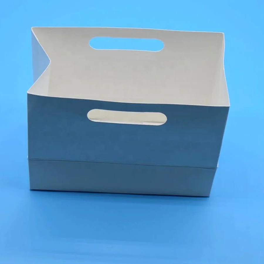 Customized Design White Gift Bag /Good quality Paper Bag shopping bag for makeup mirror