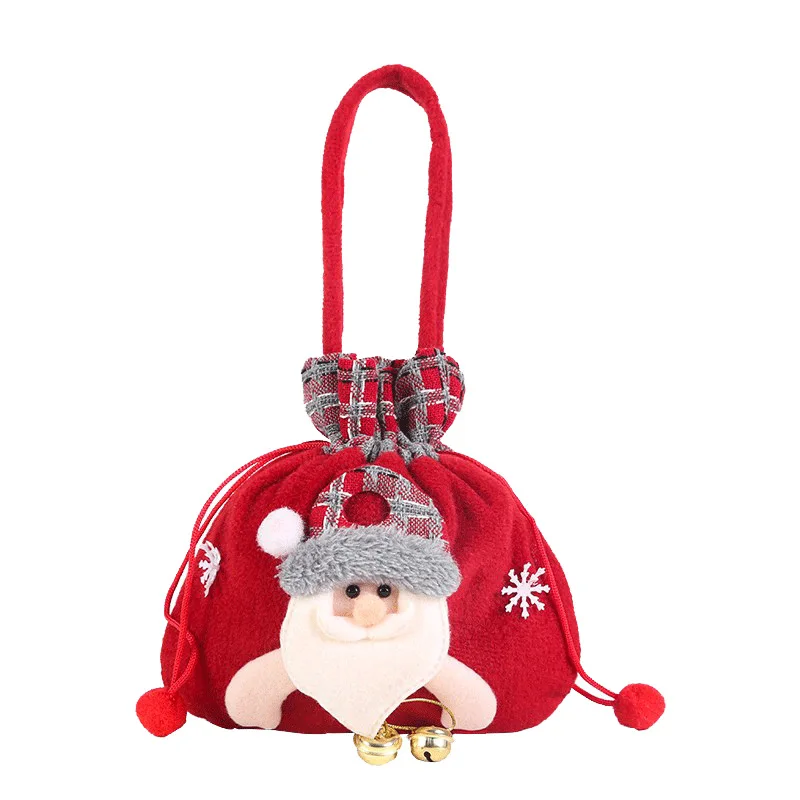 2023 Christmas Gift Bag Christmas Eve Candy Bag Handbag Christmas Eve Apple Fruit Bag
