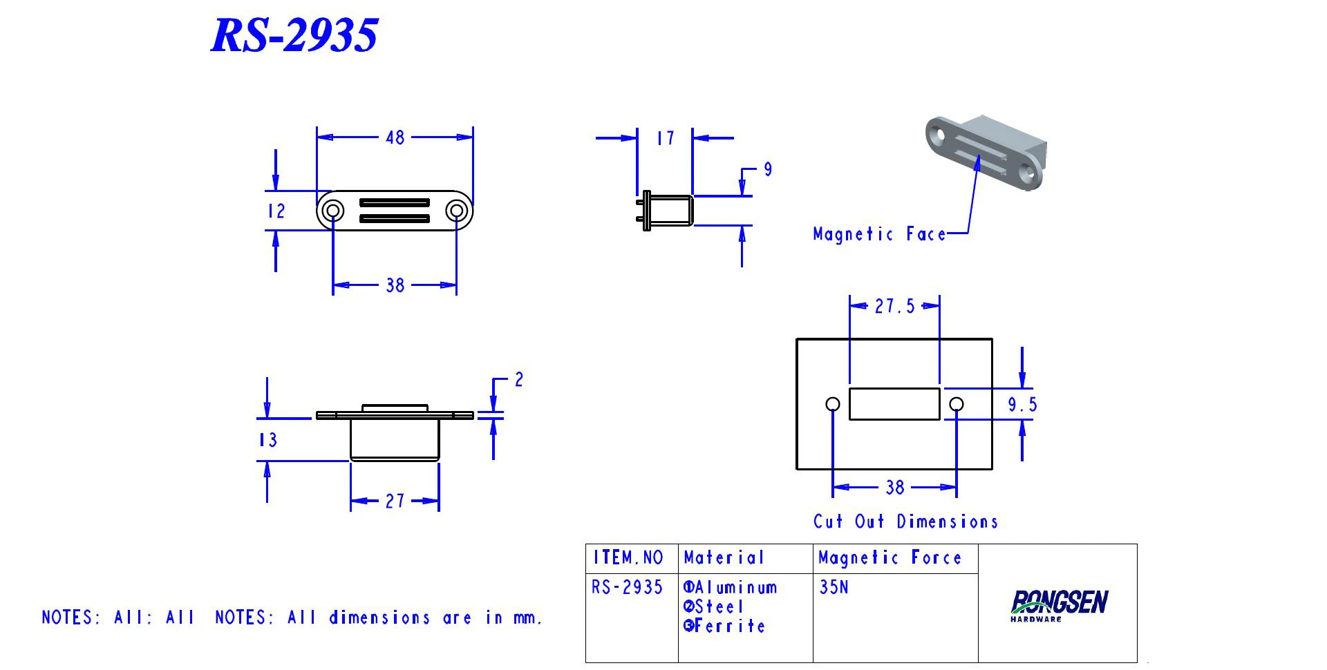 Stainless Steel Cabinet Magnet wardrobe sliding door hardware Cabinet Magnetic Catch Cabinet Magnets Magnetic door stops
