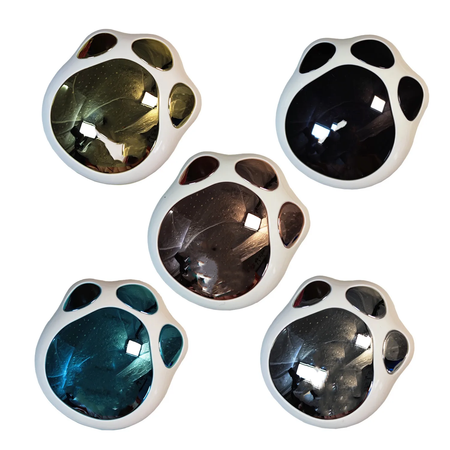 Cute Cat Paw Contact Lens Case with Mirror CA3243