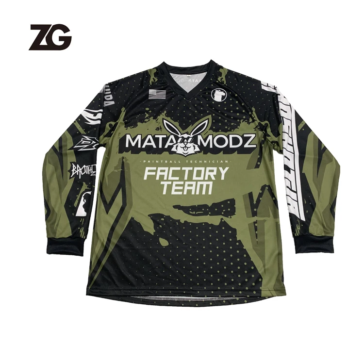 New fashion design sublimation printing BMX jerseys/Motocross jerseys for teamwork/racing jerseys with bandana