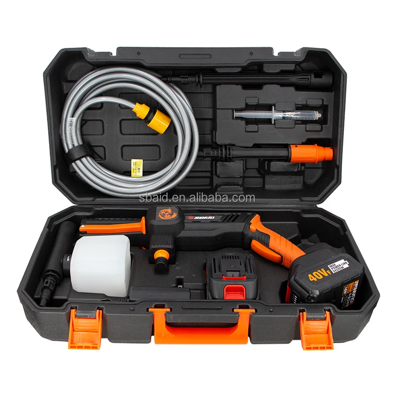 2021 Новое беспроводное литиевое оборудование для чистки автомобильной стиральной машины