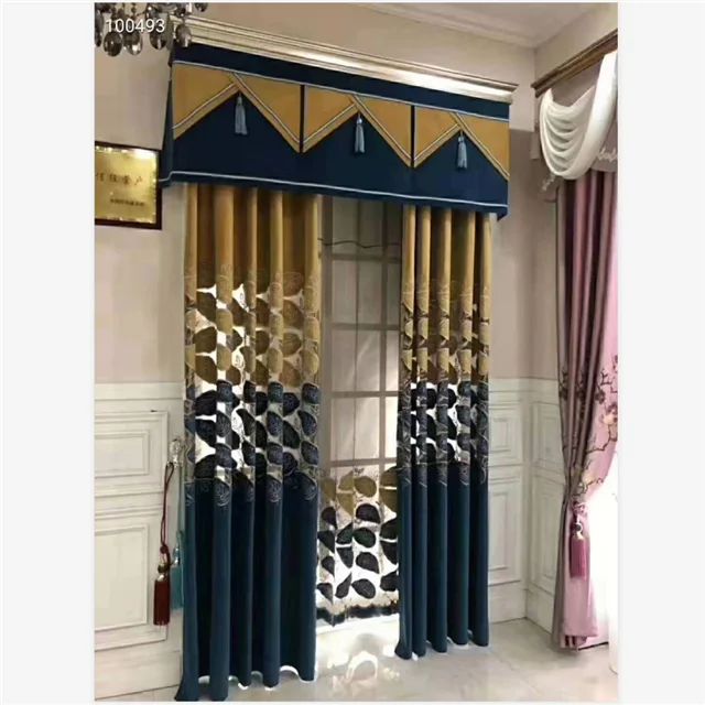 Wholesale China Cheap Customized Chenille Embroidered Shade Curtain For Home And Hotel