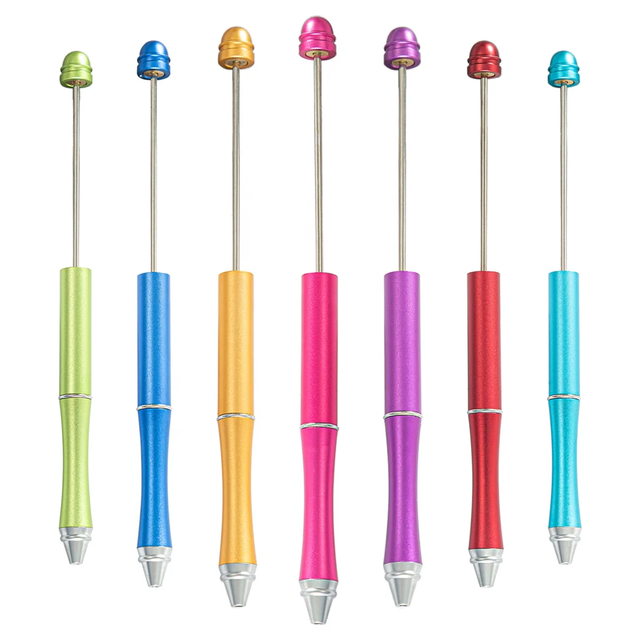 
Multi color Selection Metal Ballpoint DIY Pen Hot Sale Add a Bead Ball pen Beadable Metal Pen  (1600101335012)