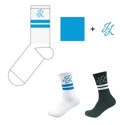 Unisex Crew OEM Design Customized Print Your Own Logo Sublimation Sock Man Custom Sublimate Sock