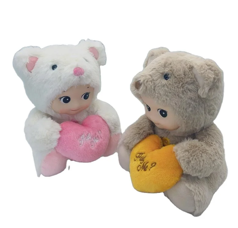 New arrive sonny angel animal plush toys wholesale animal hug love heart plush doll cuddly bear sonny angel plush toy