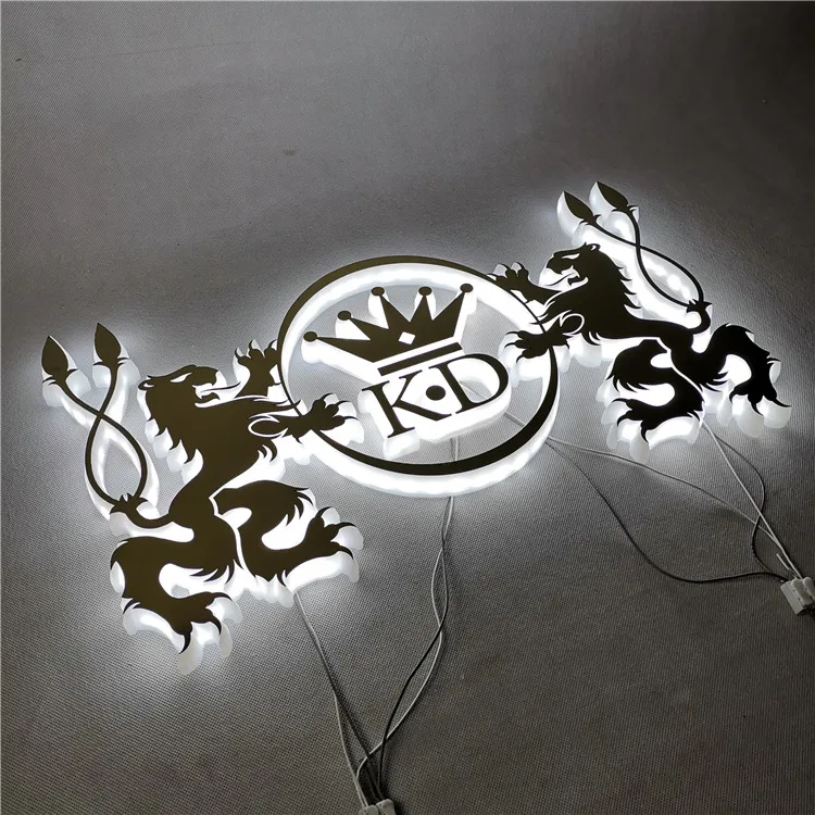 backlit logo