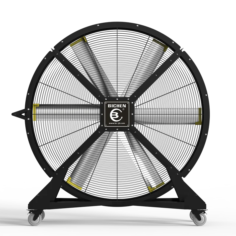 Manufacturer BIG CHANCE FAN large industrial workshop use floor mobile HVLS cooling fans 1.4m/2m 220v electric