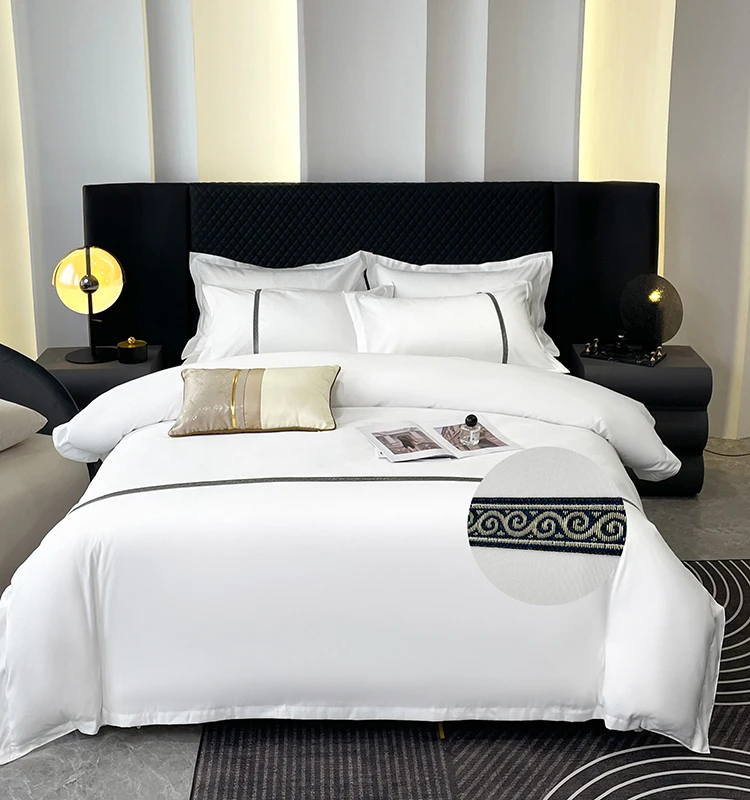Luxury 100% Egyptian Cotton 400 Thread Count Sheet Bedding set 5 Star Hotel Bed Set Bed Linen