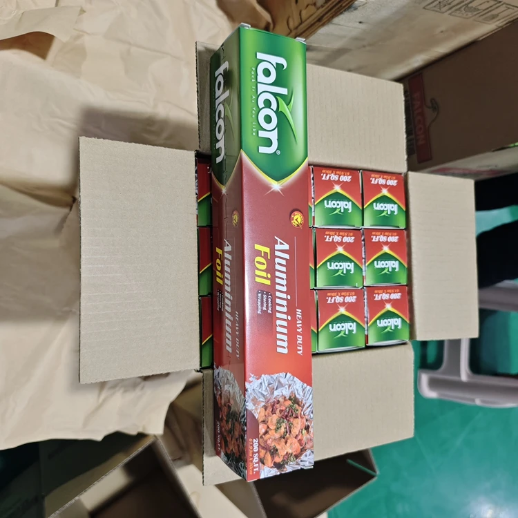 Food Grade 30 Micron Aluminum Foil Soft and Coated for Kitchen Use Printed Features