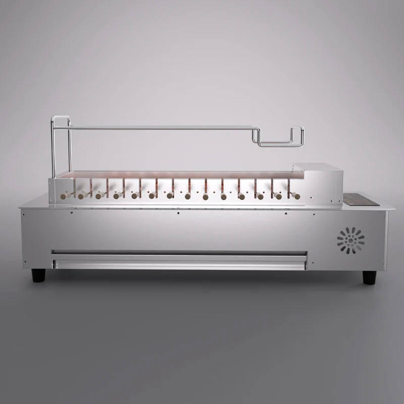 KCJ-14 Food Equipment Commercial Skewer Toaster meat grill Cooker Electric Grill Machine