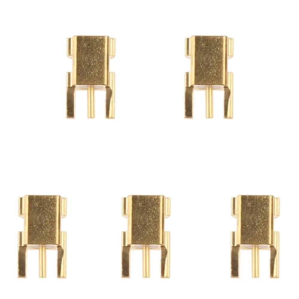 PCB Mount Right Angle Gold Plated MMCX Female Connector