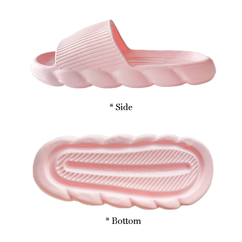 2023 Factory Price Cheap Summer Unisex Flat Anti-Slip Bathroom Casual Soft Light Eva Cloud Indoor Home House Slipper