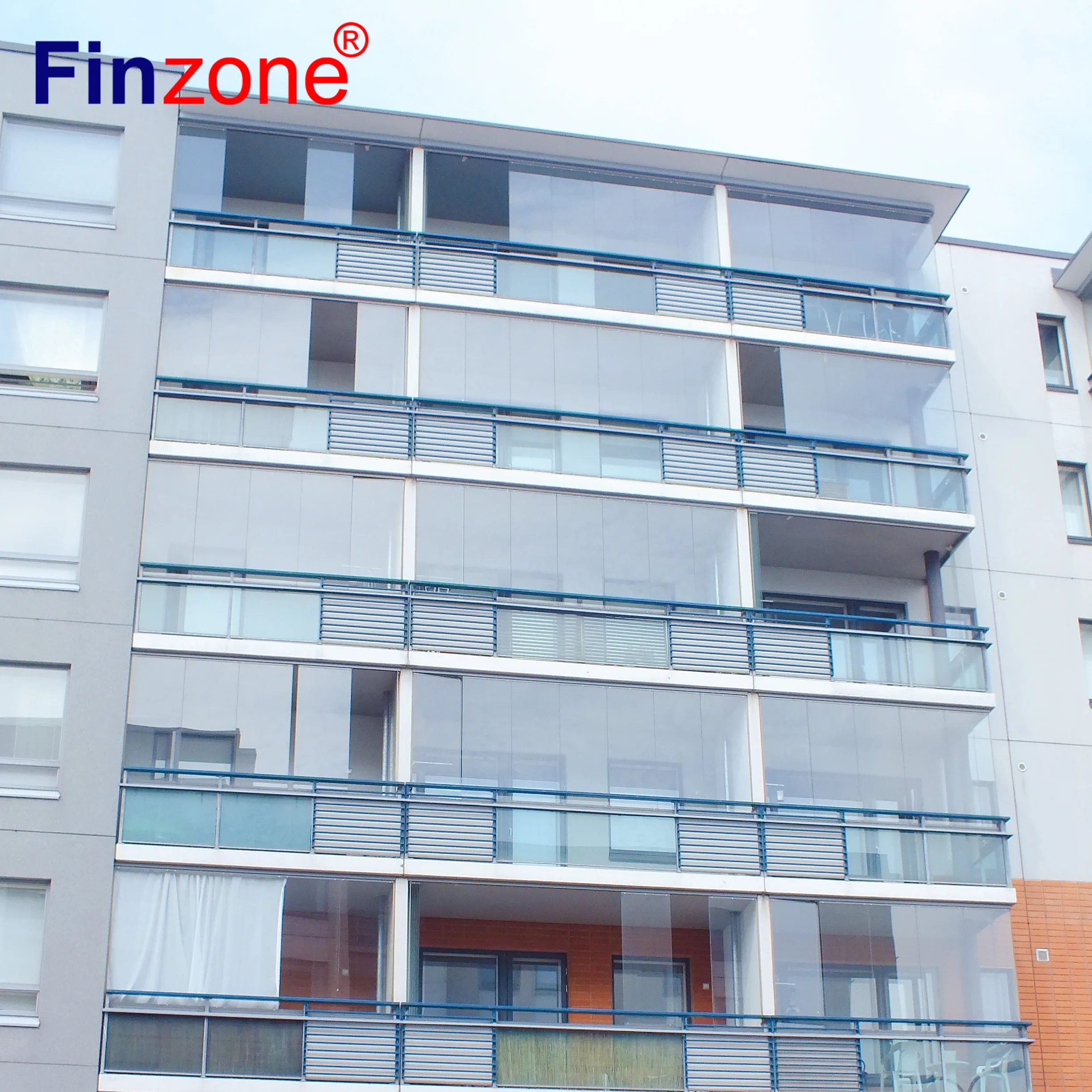 Бескаркасное остекление балкона и лоджия Finzone09 CE