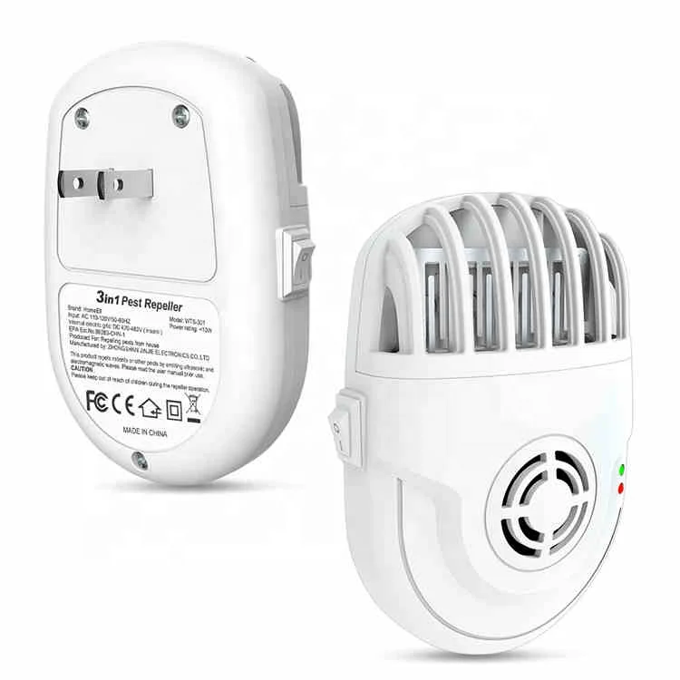 Upgarde Electronic Ultrasonic Pest Repellent Indoor Plug Portable Mosquitos Killer Lamp Pest Repeller LED Mosquito Killer Light